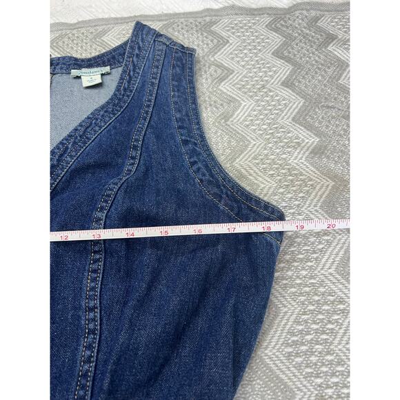 Sundance Poppy Denim Maxi Dress in Light Wash, size 8 Western Coastal Cowgirl - Picture 12 of 15